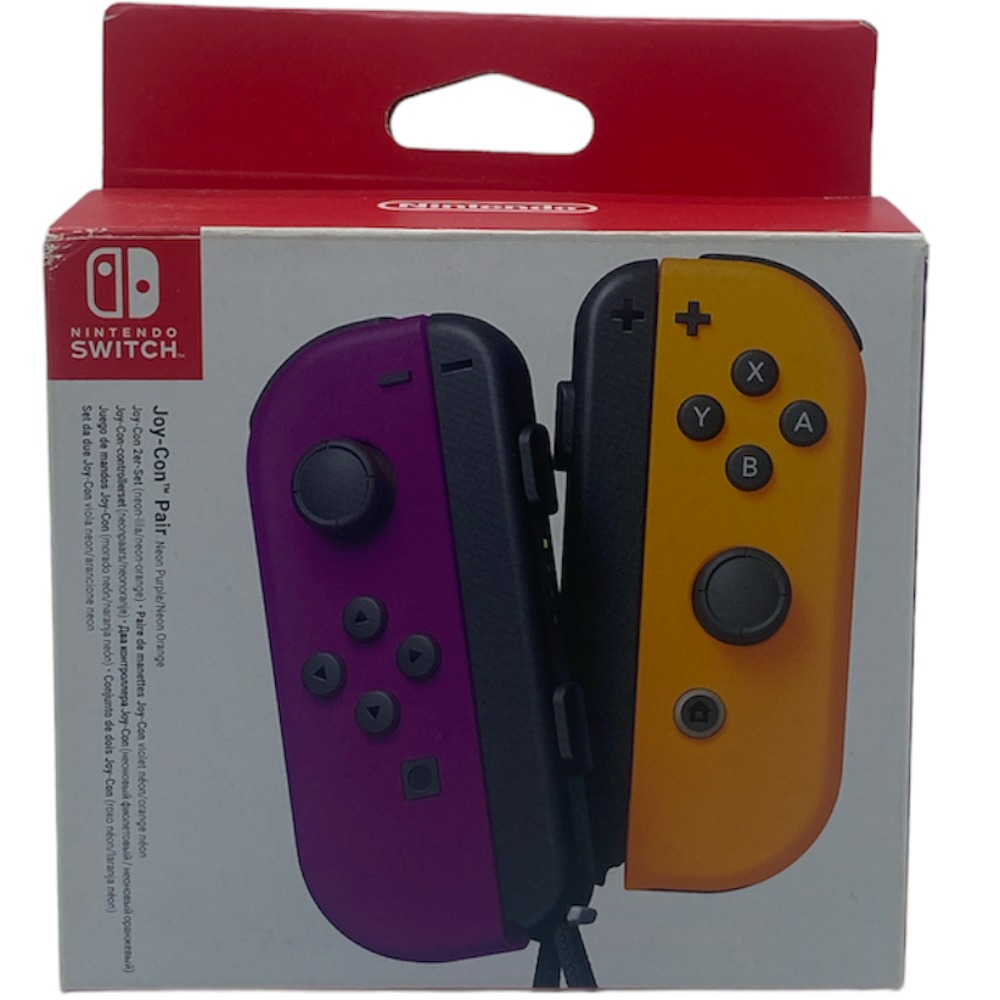 Nintendo Switch Joy-Con Controller Pair - Purple & Orange - Own4Less